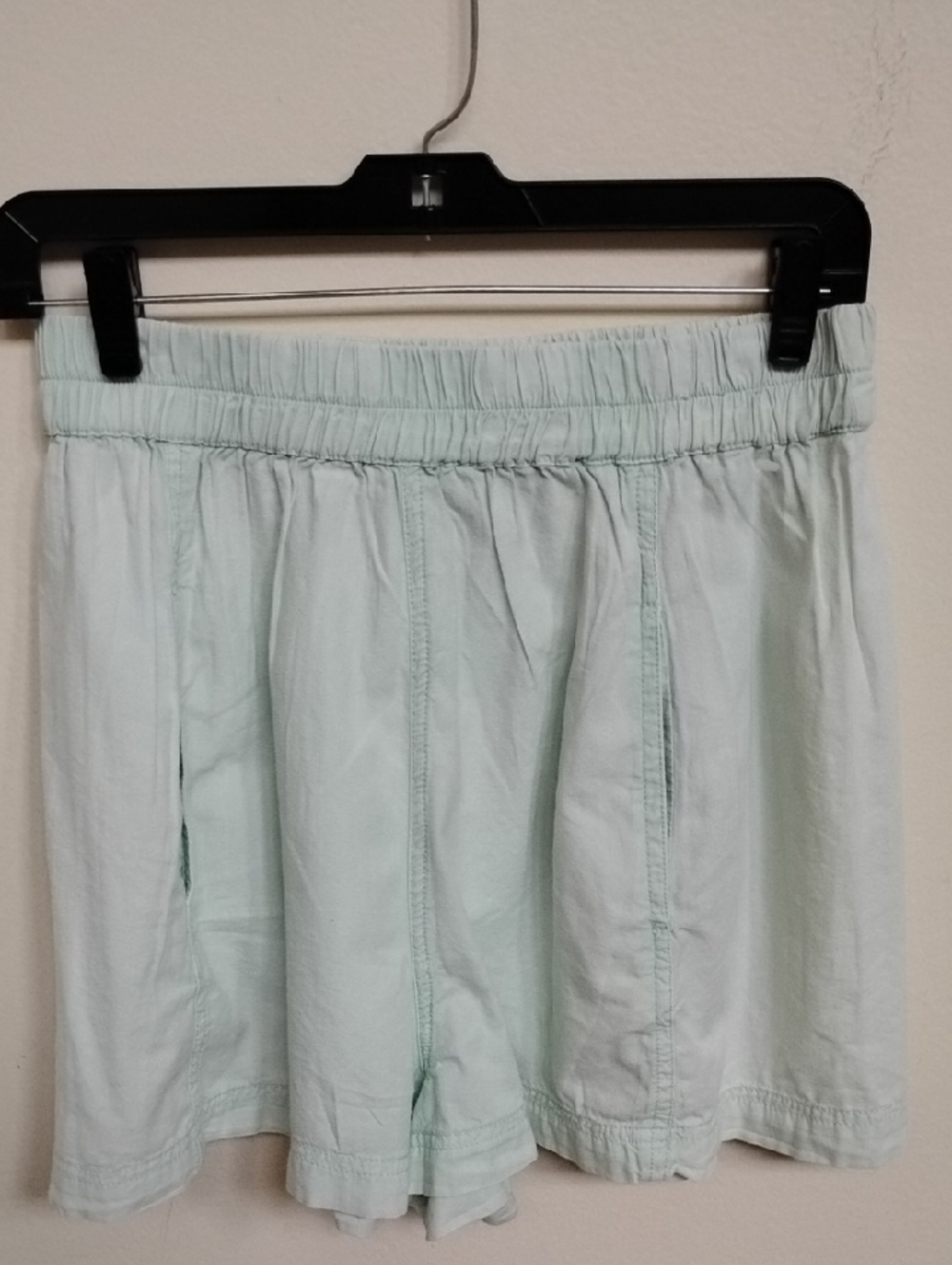 NWT Free People Light Mint Elastic-Waist Shorts - Picture 2 of 10